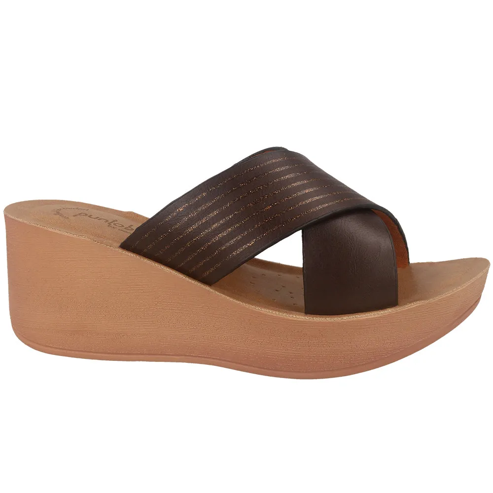0449-Women’s Slip-On Wedge Slides