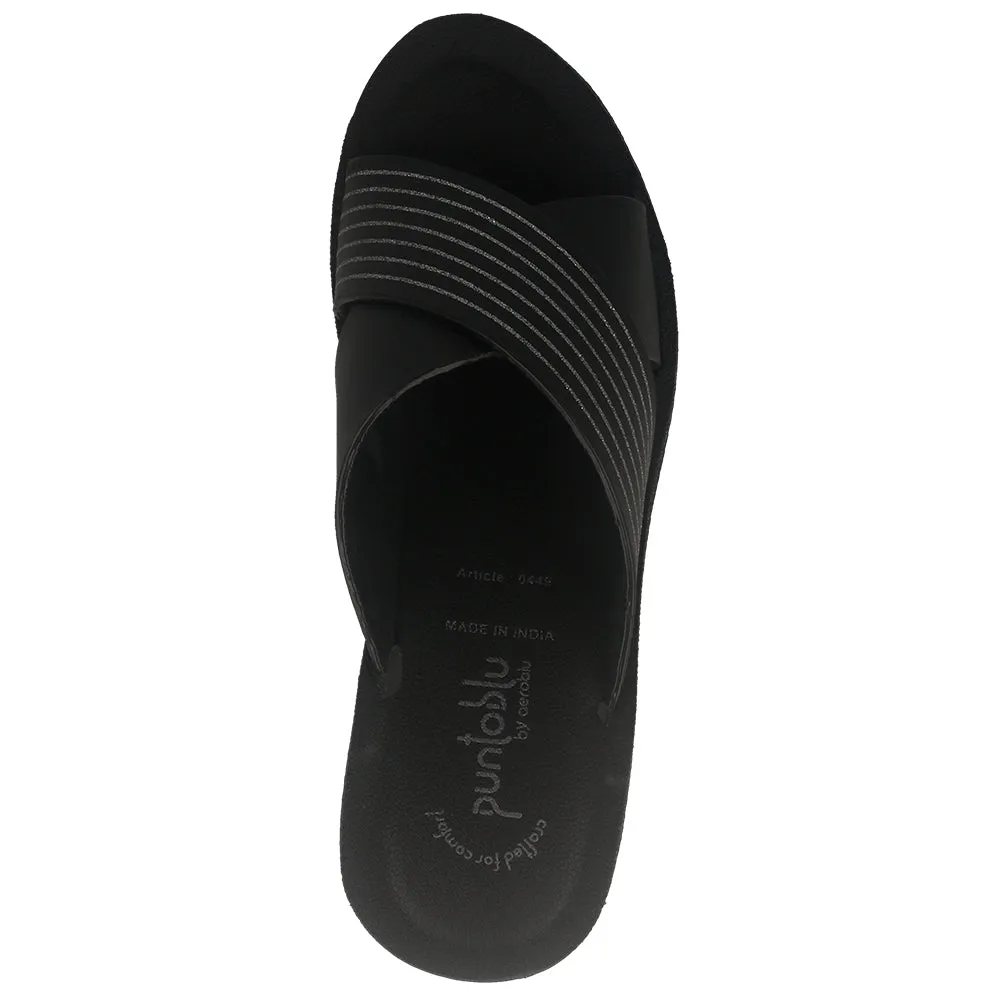 0449-Women’s Slip-On Wedge Slides