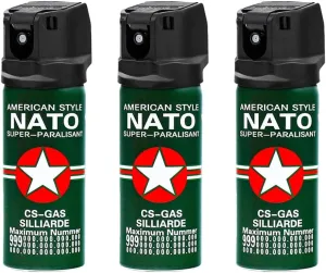 (1-4 Pieces) 60ml Pepper Spray, 16 feet Range, with Safety Cap, Easy to Carry and Quick Access