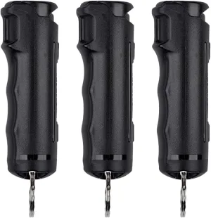 (1-4 Pieces) Women's Safety Defense Pepper Spray Keychain Women's Accessories - Range 16 feet with Safety Flap - Peppers Pray for Your Safety