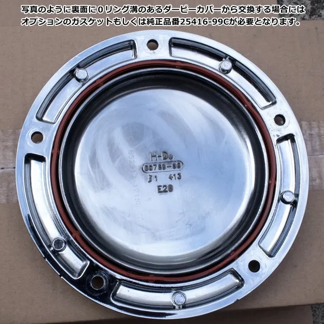 1172 Derby Cover for BIG TWIN - Radial Fin BLACK