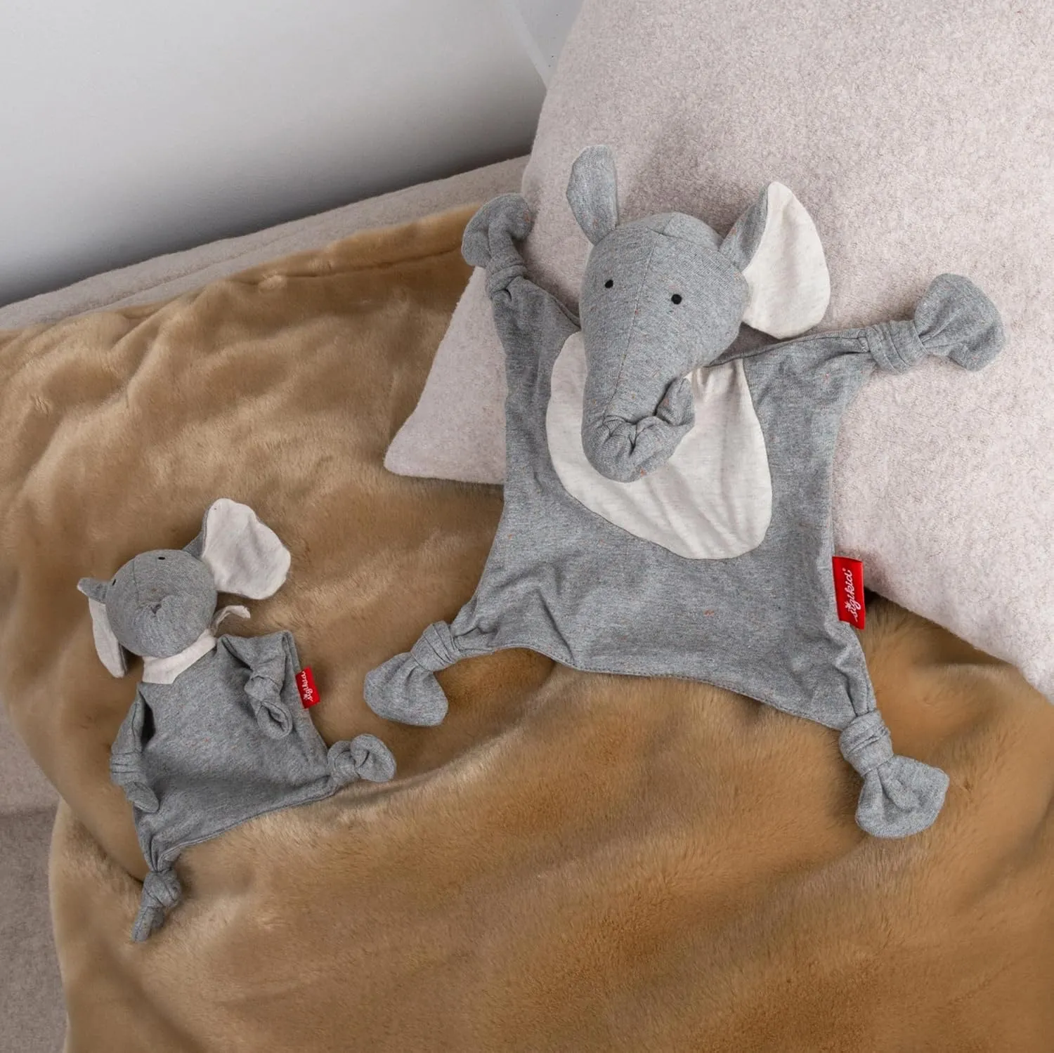39808 Elephant Soft Toy - Grey - 26 cm