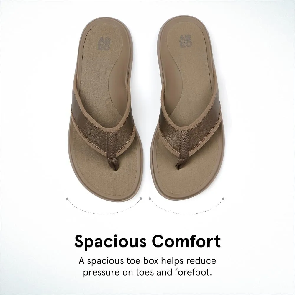 ABEO Laguna Flip Flops For Women | Orthopedic Sandals | Arch Support Flip Flops | Plantar Fasciitis Relief Sandals | Built-In Orthotics Inserts For Women