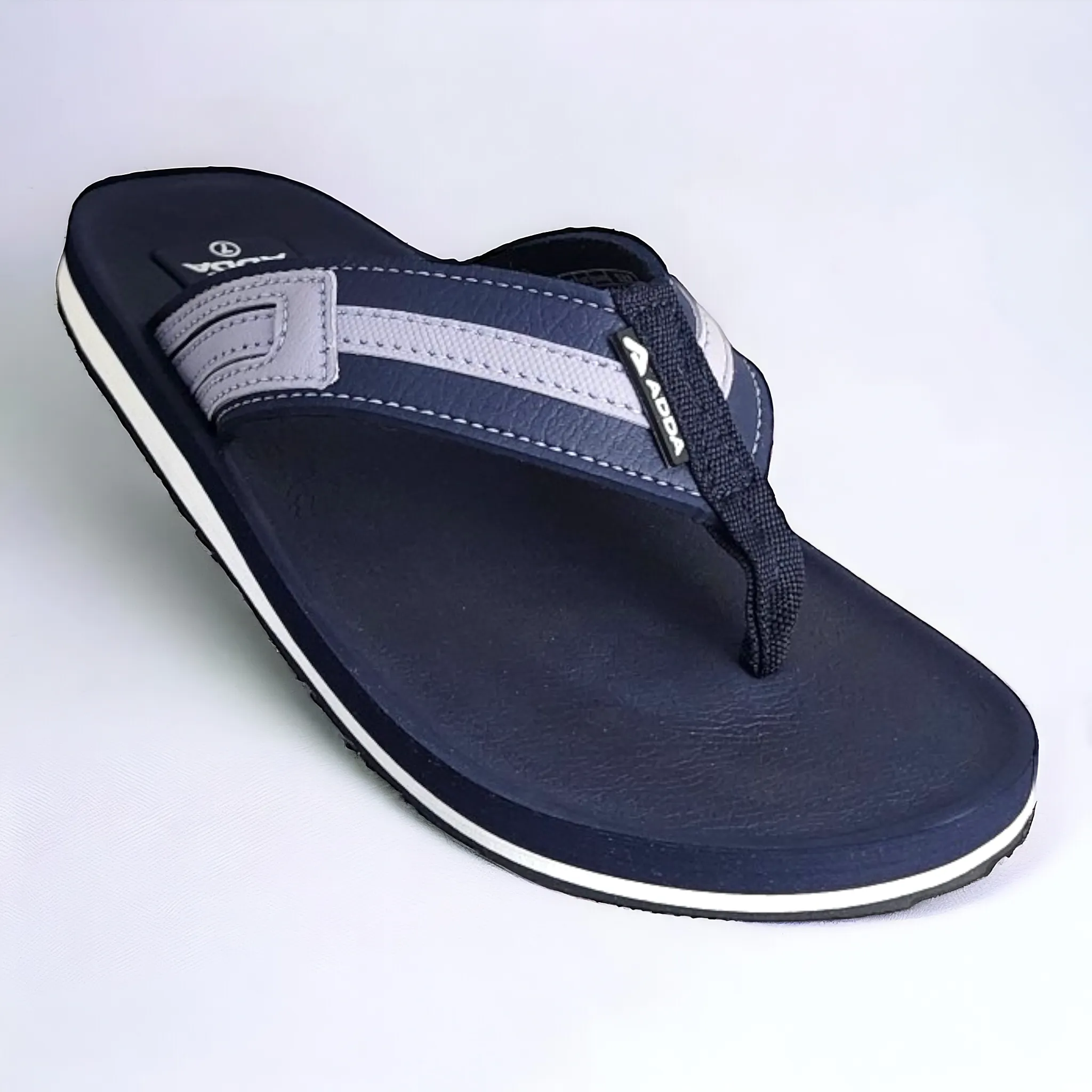 ADDA EURO NAVY Men's Slipper/Chapple/Flip flop
