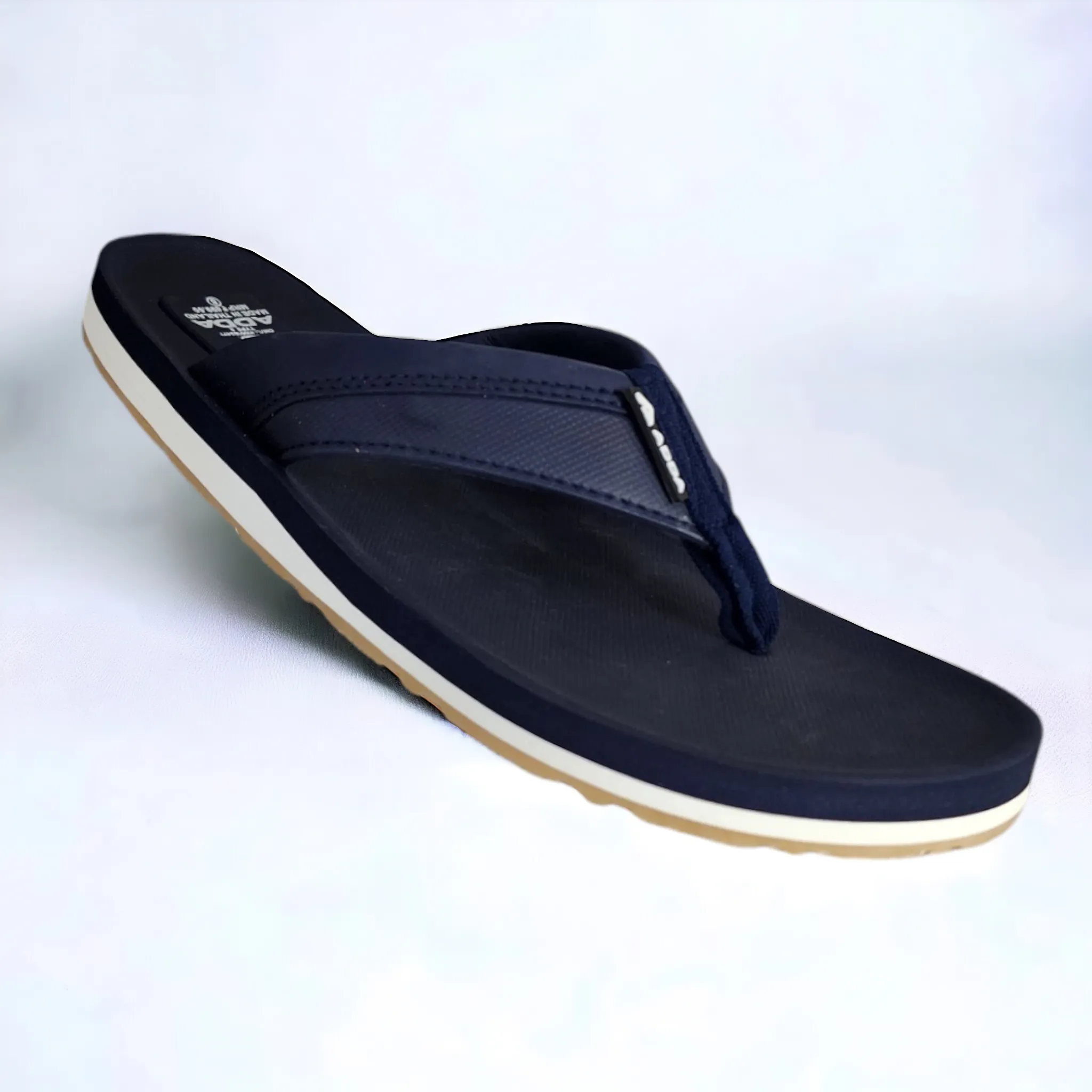 ADDA JAMES1 NAVY Men's Slipper/Chapple/Flip flop