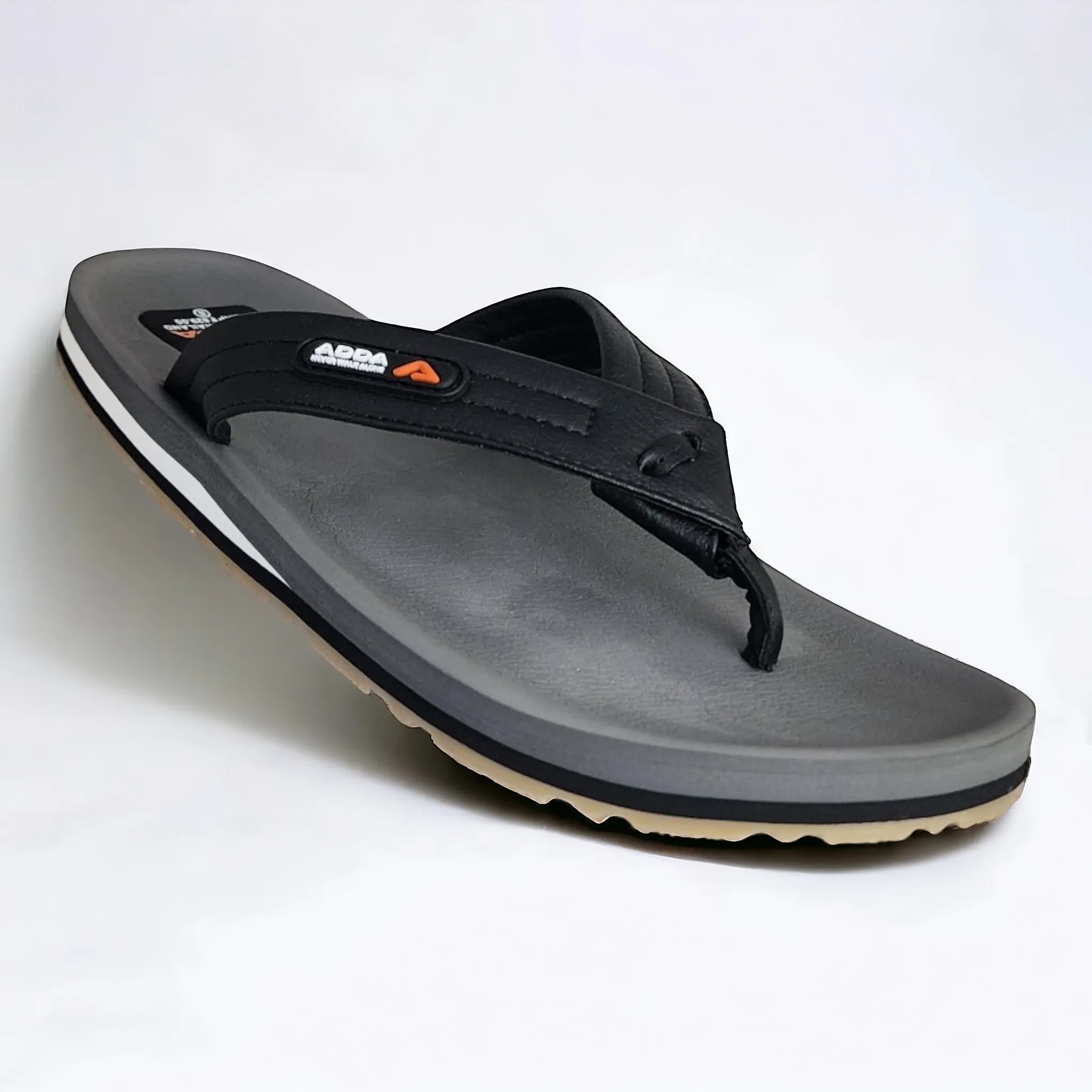 ADDA ONLY1 GREY/BLACK Men's Slipper/Chapple/Flip flop