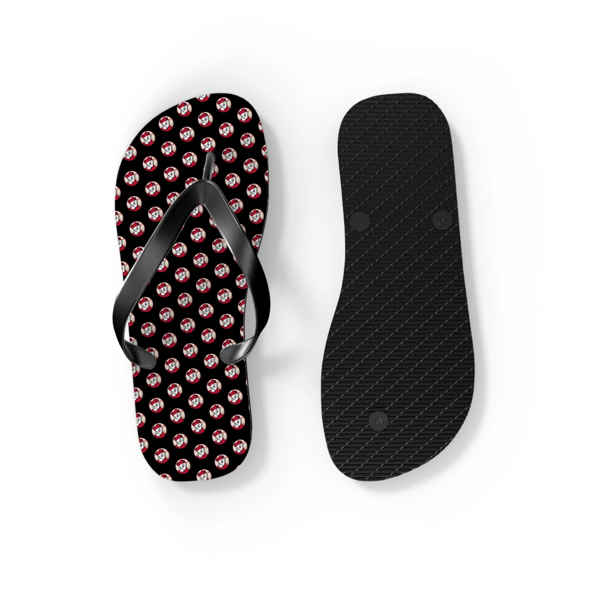 Adult Unisex Bishops Baseball Graphic Flip Flops
