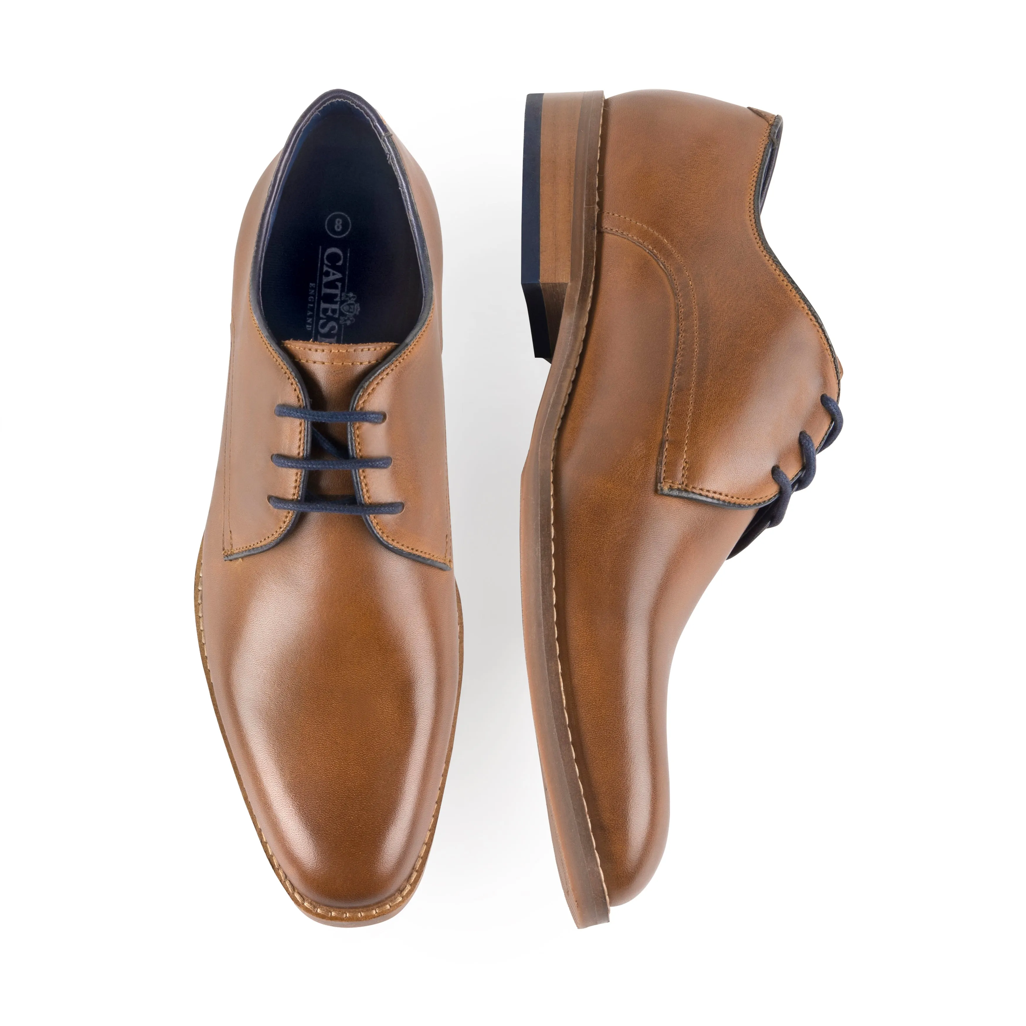Alex Men's Derby Shoe - TAN