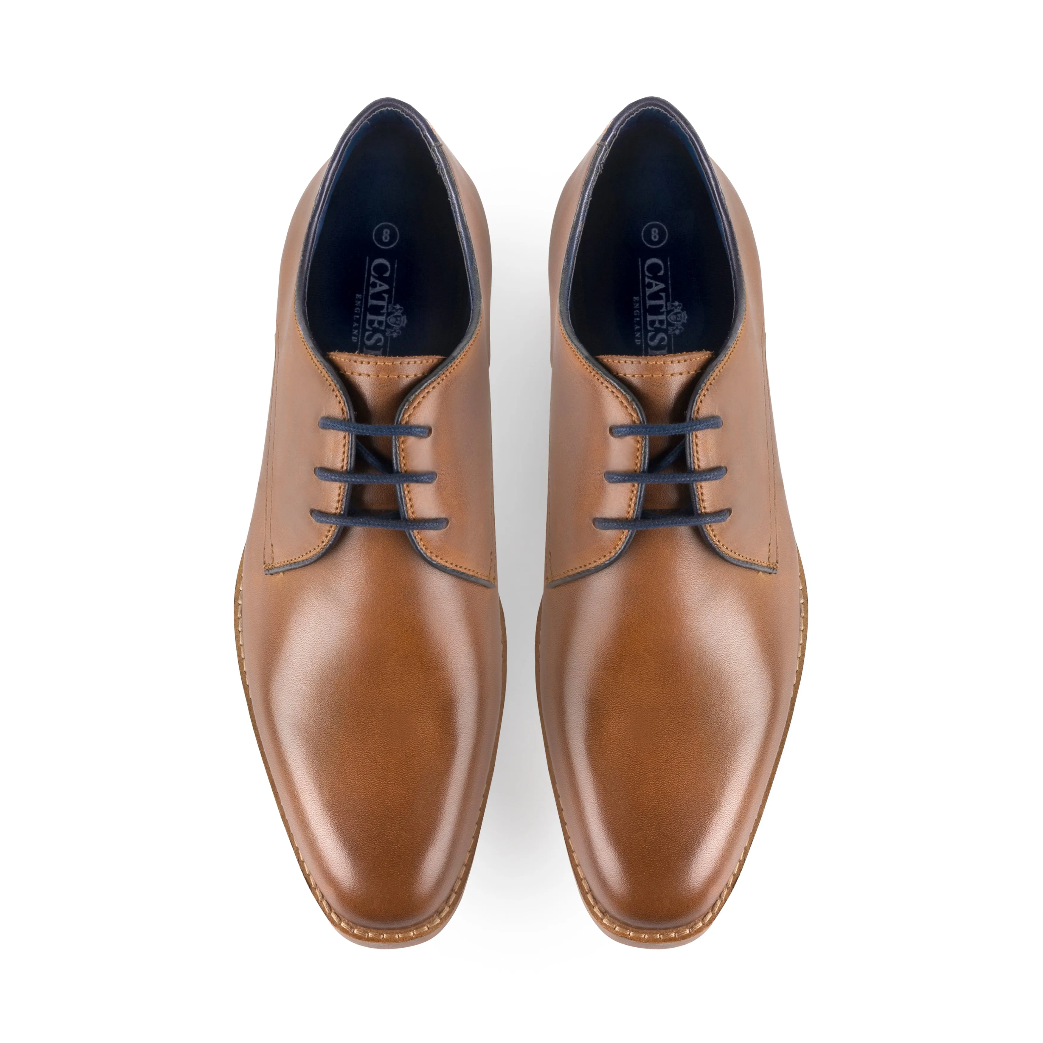 Alex Men's Derby Shoe - TAN