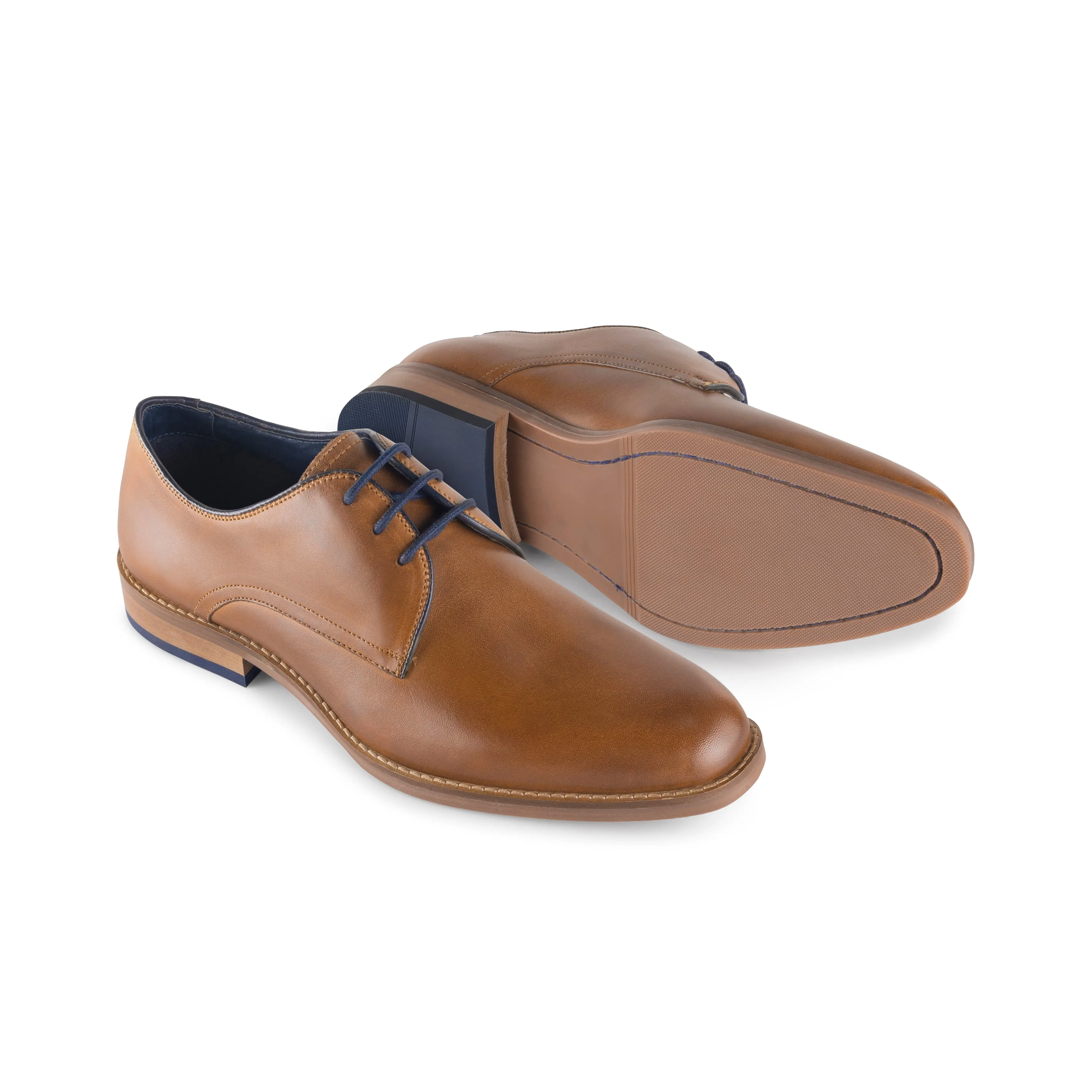 Alex Men's Derby Shoe - TAN