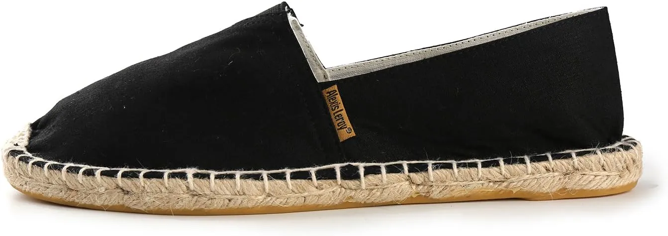 Alexis Leroy Men's Fashion Casual Canvas Slip on Flat Espadrilles