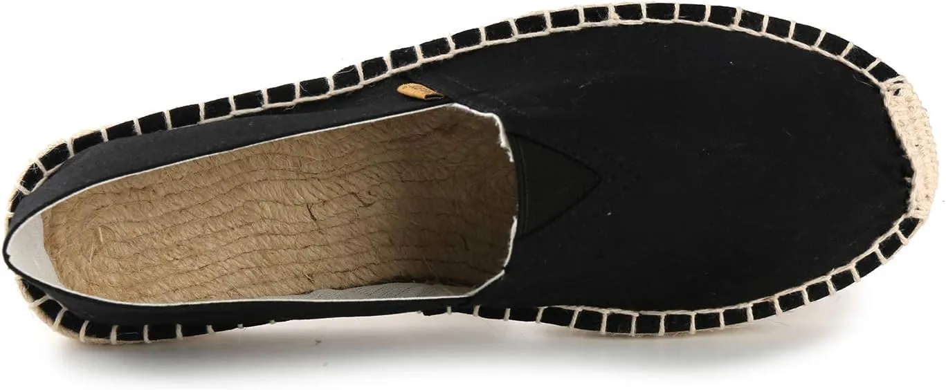 Alexis Leroy Men's Fashion Casual Canvas Slip on Flat Espadrilles