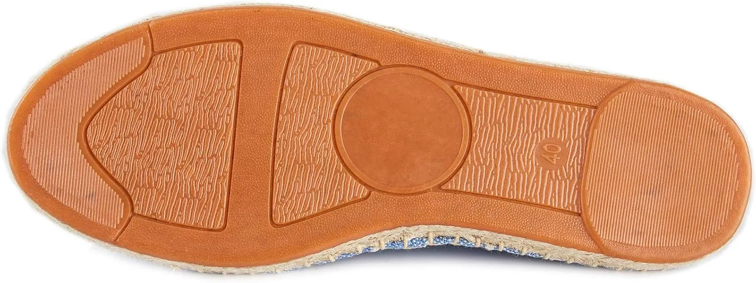 Alexis Leroy Men's Fashion Casual Canvas Slip on Flat Espadrilles
