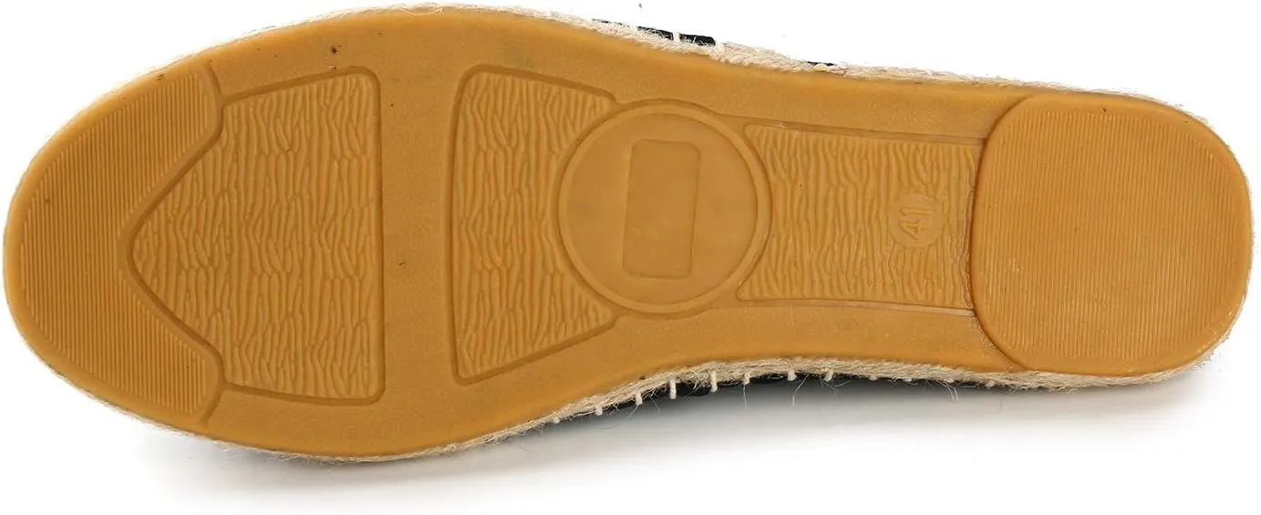 Alexis Leroy Men's Fashion Casual Canvas Slip on Flat Espadrilles