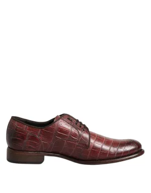 & Lace Burgundy Derby Durable Dolce Shoes Leather Dress Gabbana Machine learning Up