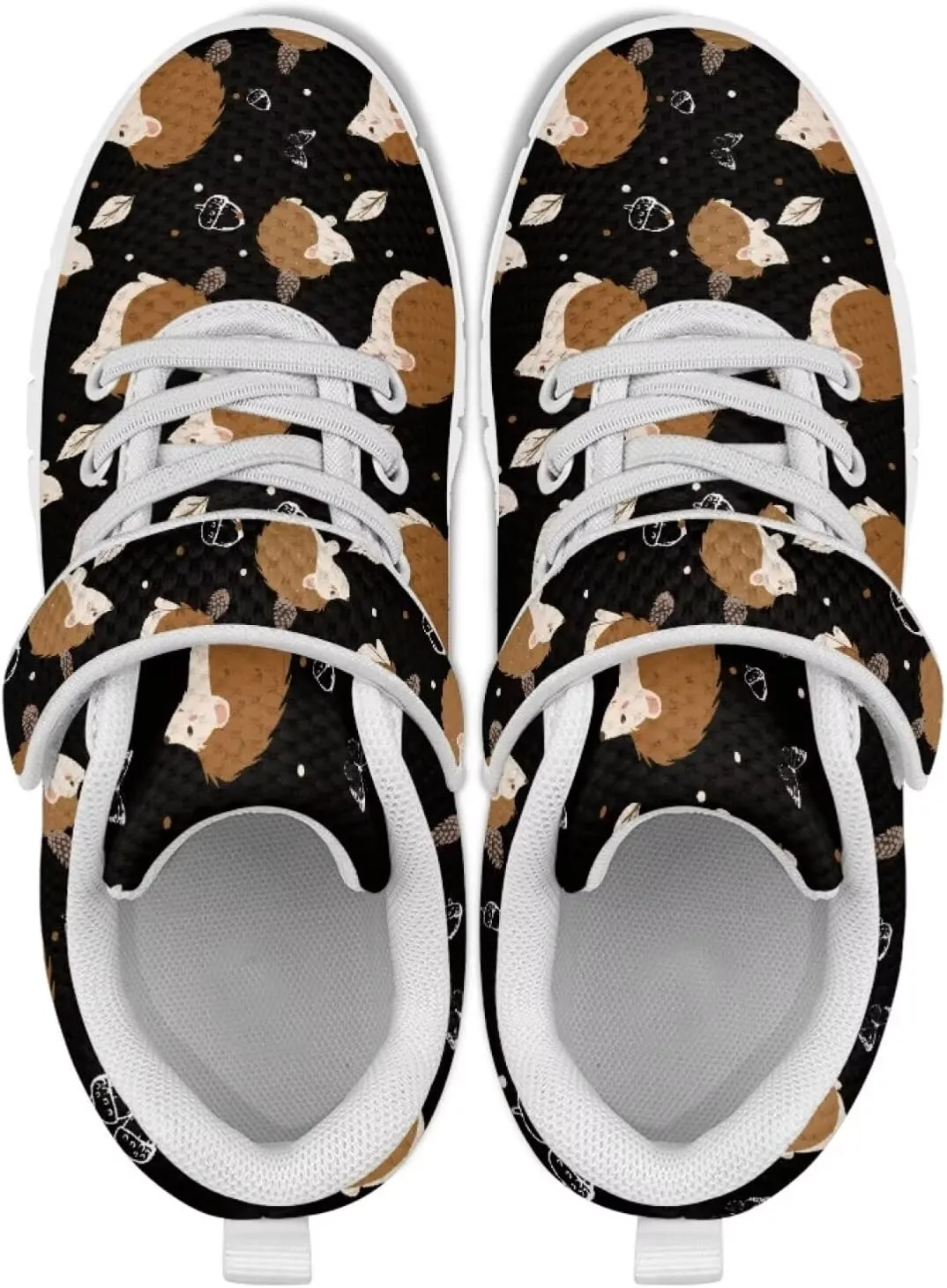 Athletic Sneaker for Boys Girls Casual Hiking Shoes Non Slip Tennis Fitness Walking Strap Sneakers