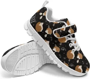 Athletic Sneaker for Boys Girls Casual Hiking Shoes Non Slip Tennis Fitness Walking Strap Sneakers