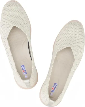 Bealin Womens Flats Round Toe Ballet Shoes Slip on Walking Shoes Comfort Dress Knit Low Wedge