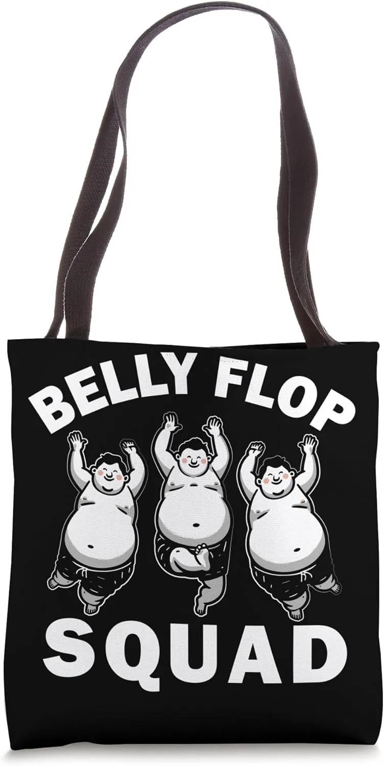 Bellyflop Belly Flop Tote Bag