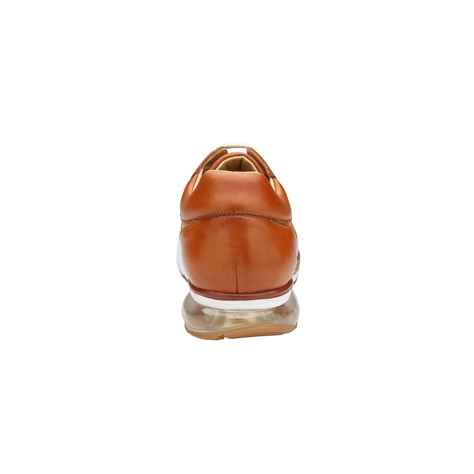 Belvedere Gino in Antique Brandy / Bone Genuine Ostrich Leg and Soft Calf Sneaker