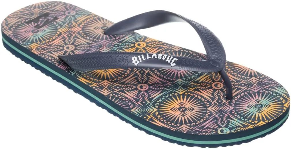 Billabong Men's Flip-Flop Sandal, India Ink, 10