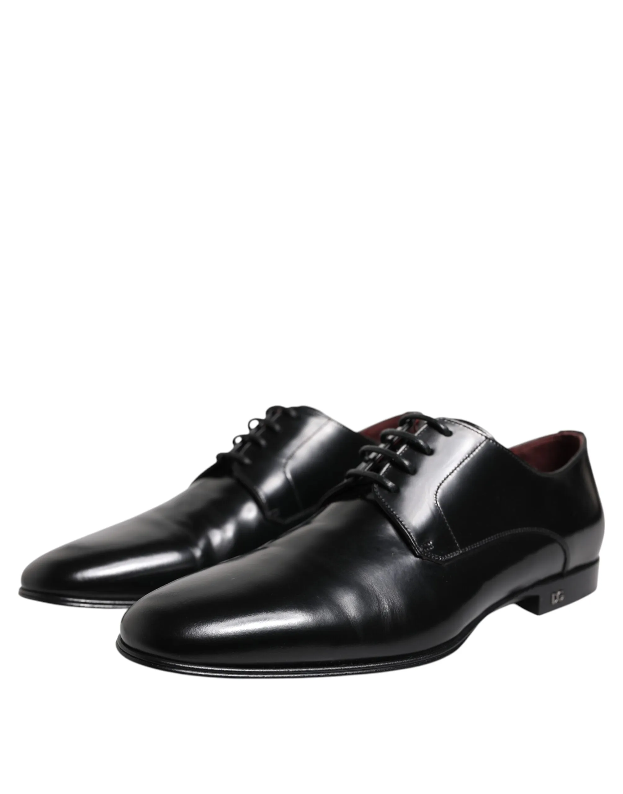 Black Massive discount Derby Formal Dress Up & Gabbana Leather Dolce Shoes Secure Lace