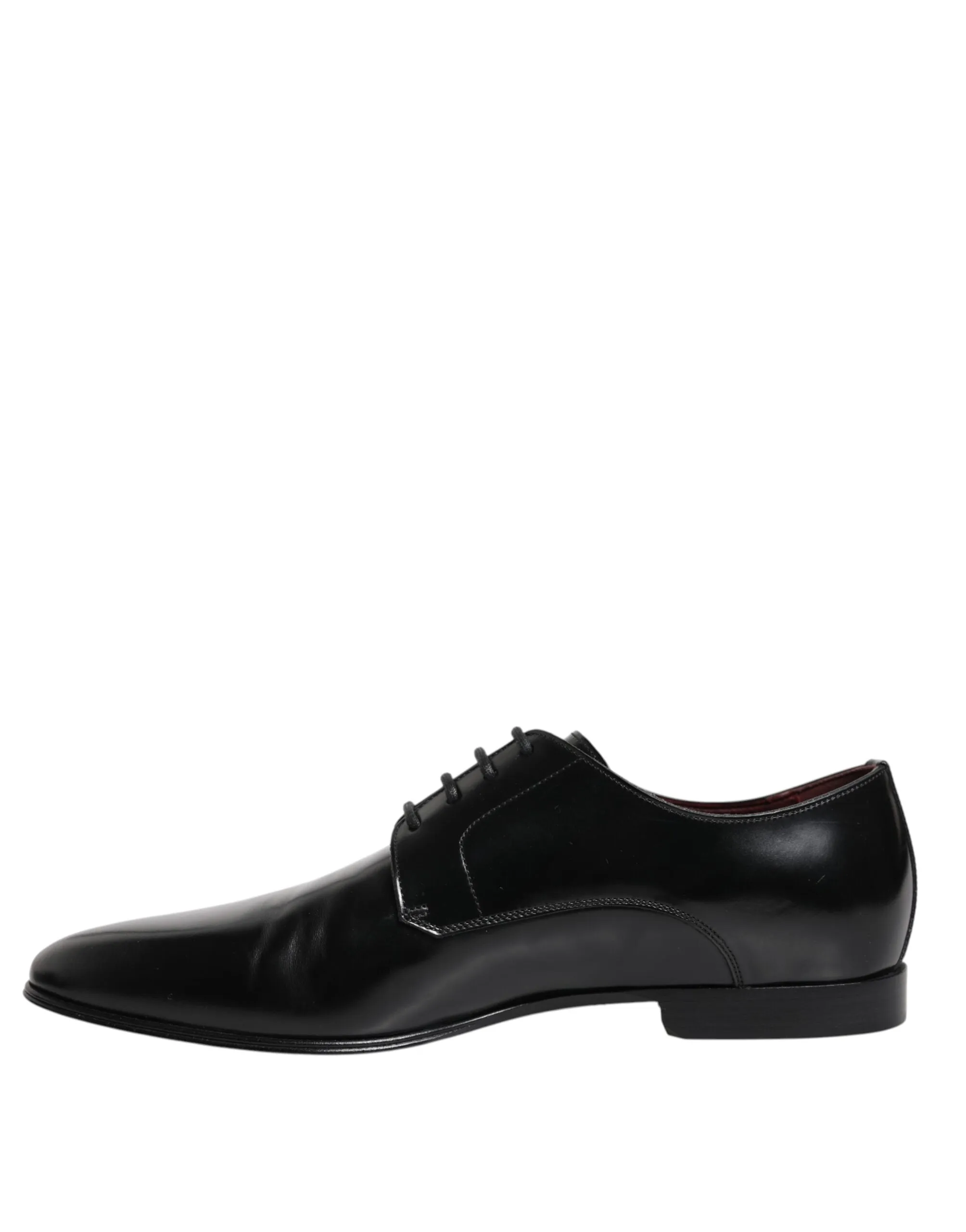 Black Massive discount Derby Formal Dress Up & Gabbana Leather Dolce Shoes Secure Lace