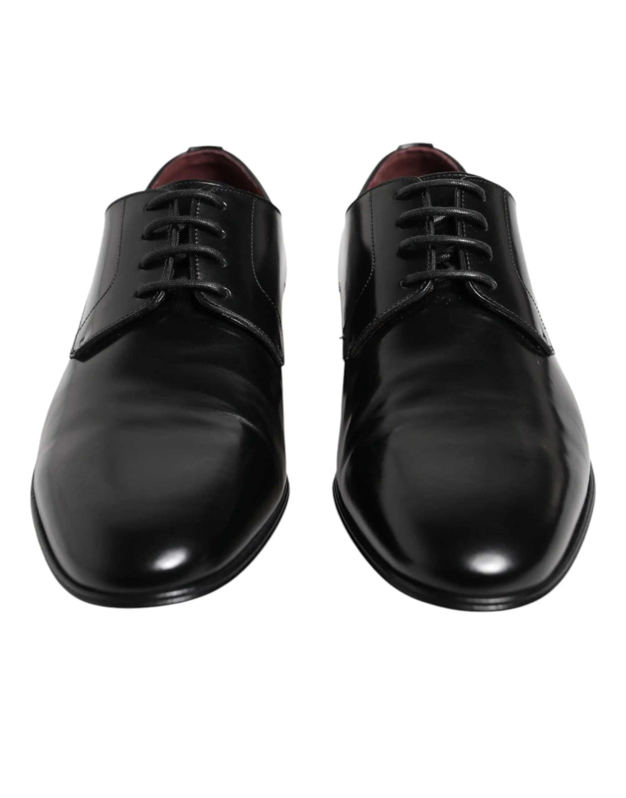 Black Massive discount Derby Formal Dress Up & Gabbana Leather Dolce Shoes Secure Lace