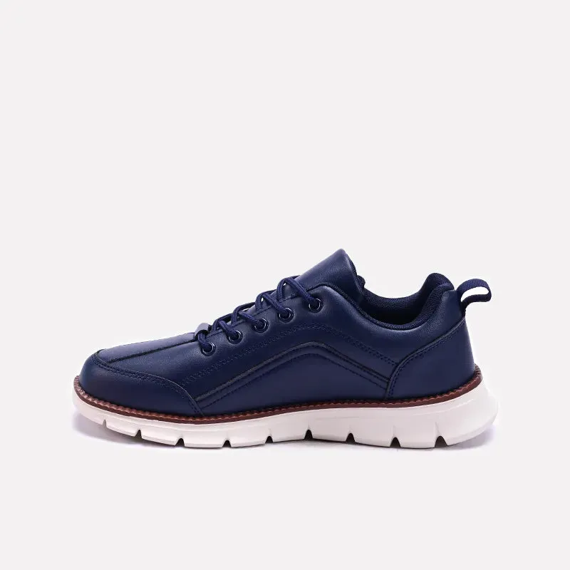 Blue Soft Sole Sneakers Men 0120543