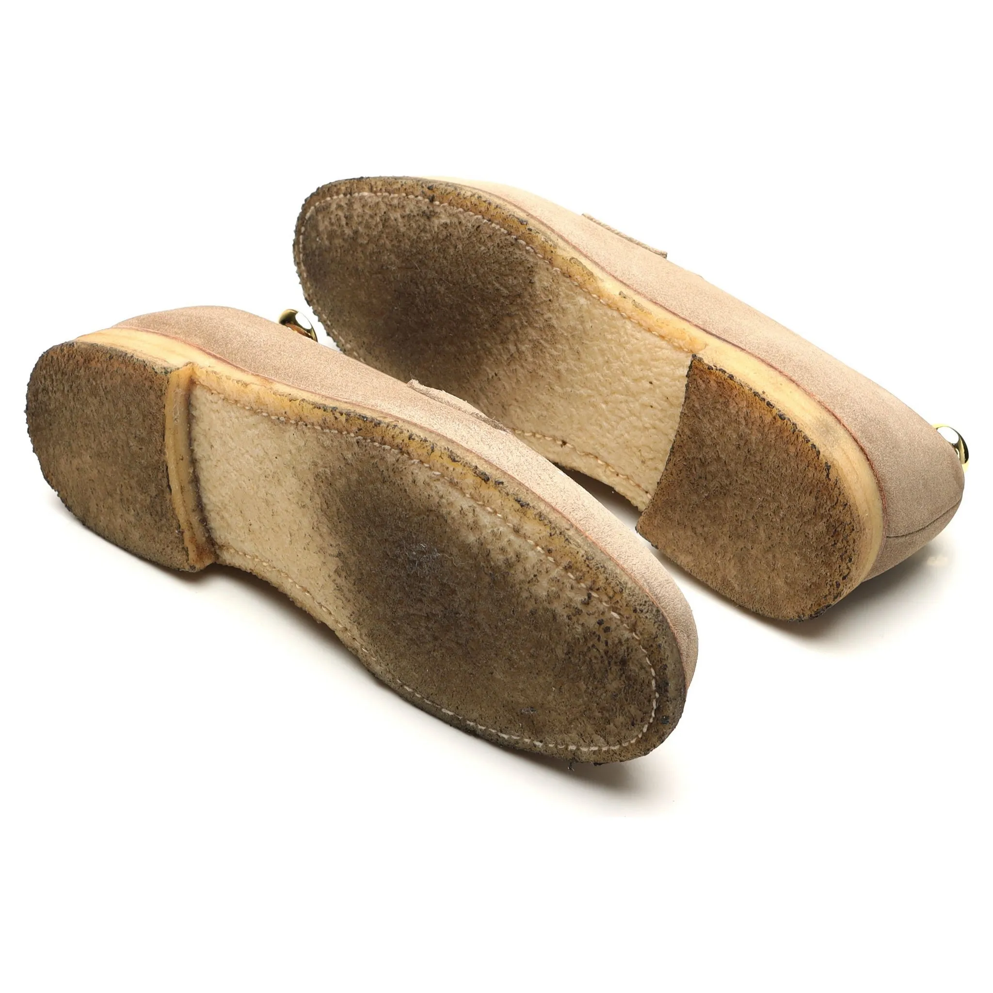 'Boston' Beige Suede Loafer UK 7 E