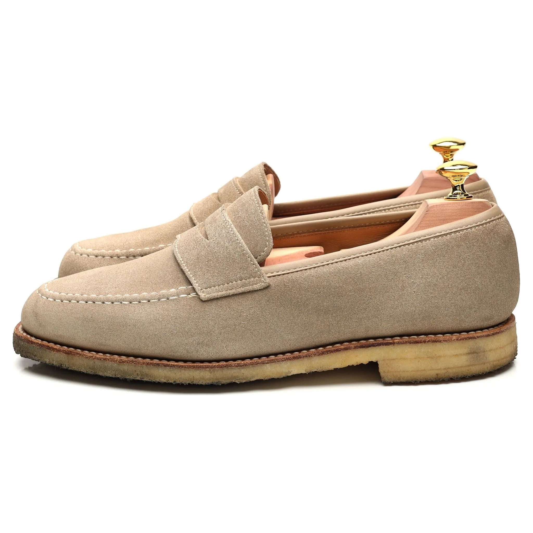'Boston' Beige Suede Loafer UK 7 E