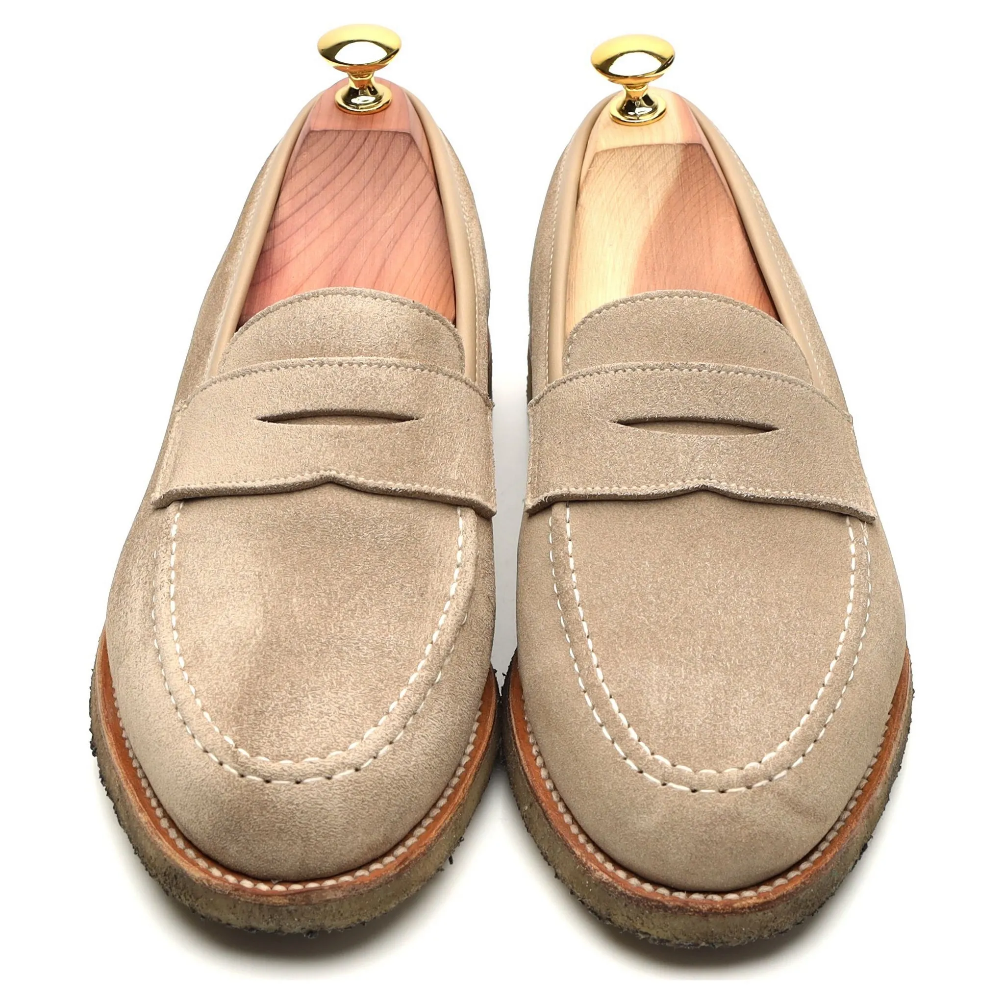'Boston' Beige Suede Loafer UK 7 E