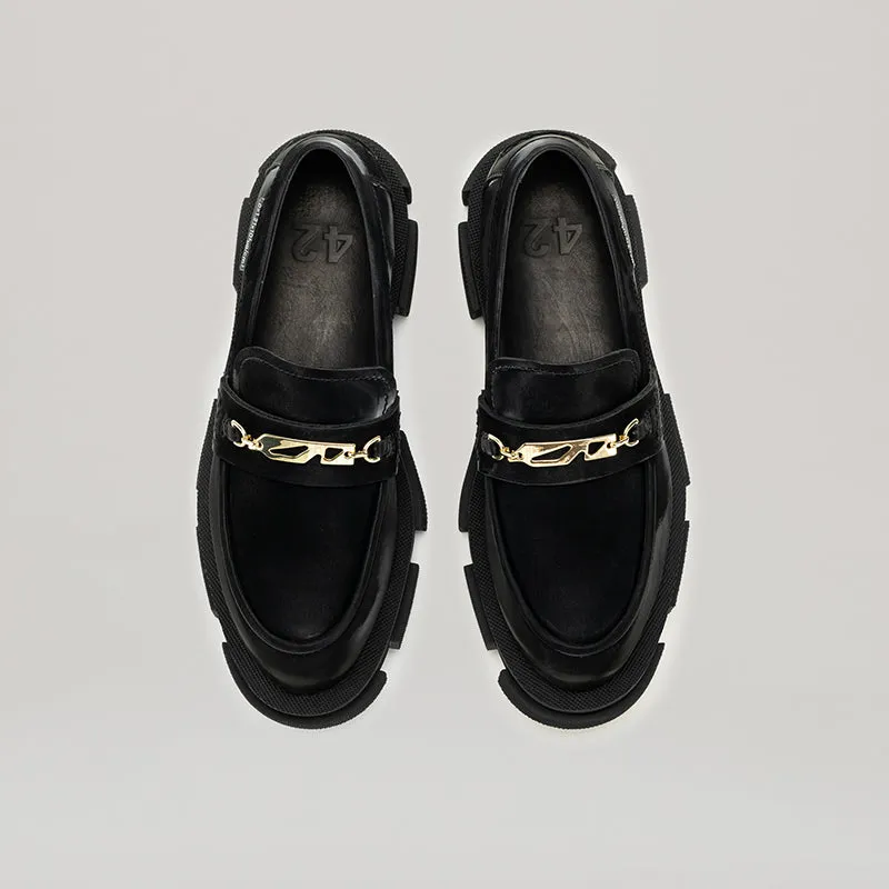 both - GAO LOAFER-BLACK