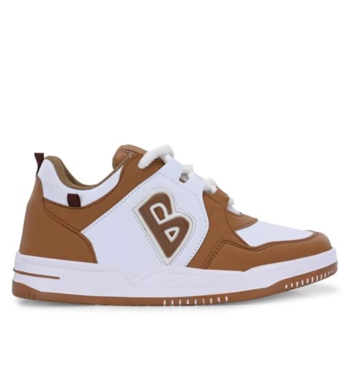 Brown & White Funky Sneakers