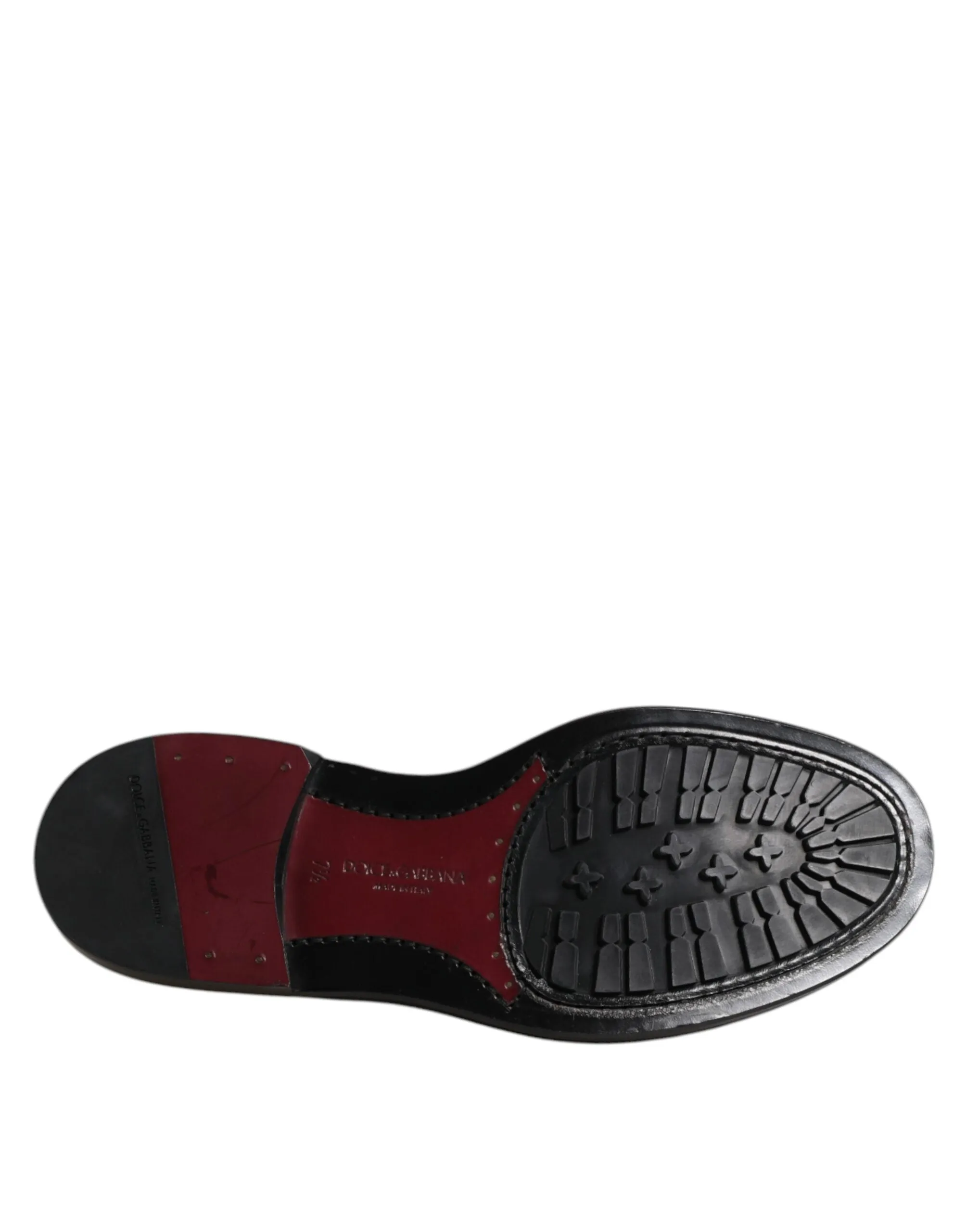 Budget-friendly Derby Calf Privacy-protected Dress Leather Dolce & Formal Shoes Gabbana Black