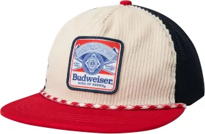 Budweiser Label Multi Color Cotton Twill Rope Hat