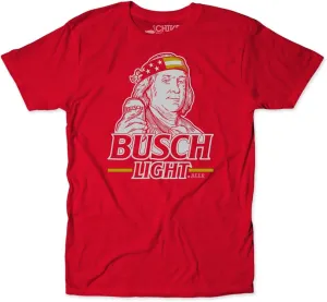 Busch Ben Franklin Drinking Fourth of July T-Shirt