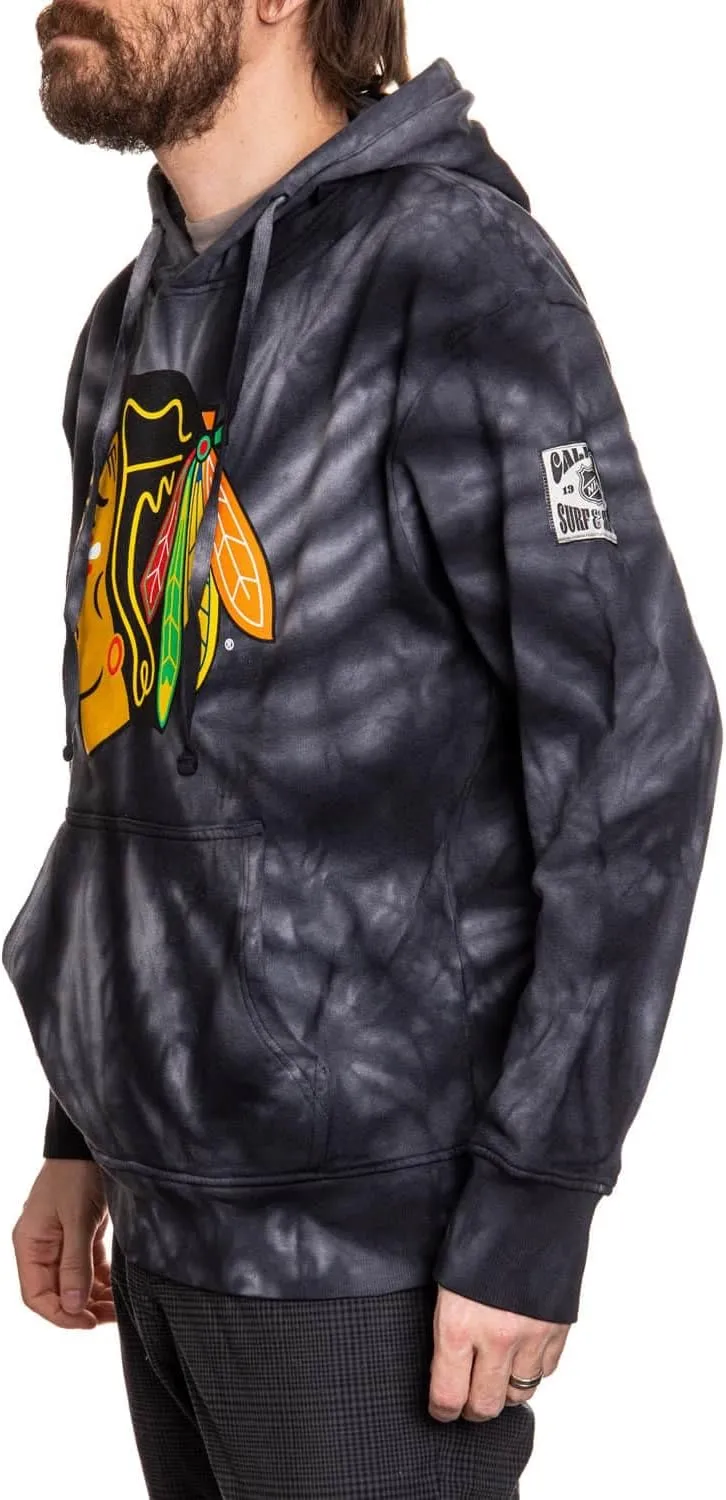 Calhoun NHL Surf & Skate Unisex Spiral Tie Dye Ultra-Soft Pullover Hoodie – The Sunset Collection