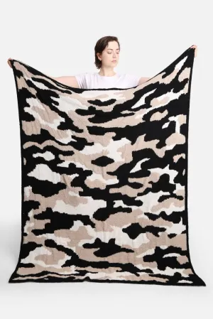 Camouflage Print Luxury Soft Throw Blanket