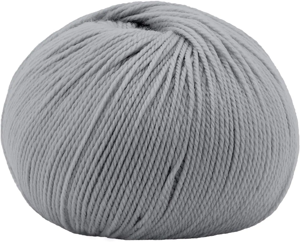 Cashmere and Extra-fine Merino Wool Luxurious Yarns for Hand Knitting and Crocheting, Made in Italy (Grey - 5513, 2)