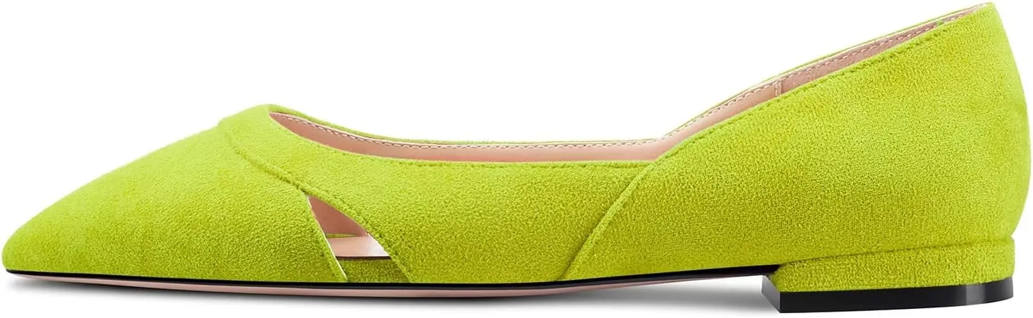 Castamere Women Low Heel Pointed Toe Slip-on Pumps Wedding Classic 0.4 Inches Heels