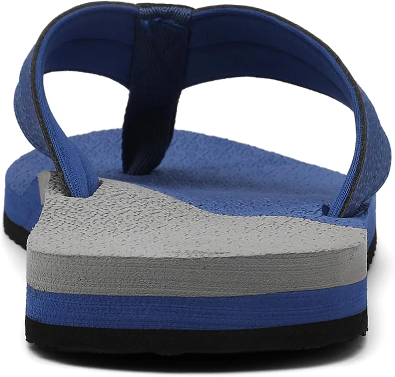 ChayChax Mens Flip Flops Arch Support Comfort Beach Thong Sandals with Ultra Cushion Footbed