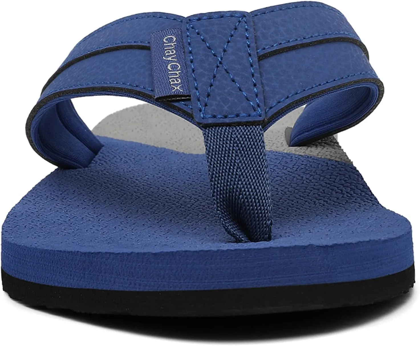 ChayChax Mens Flip Flops Arch Support Comfort Beach Thong Sandals with Ultra Cushion Footbed
