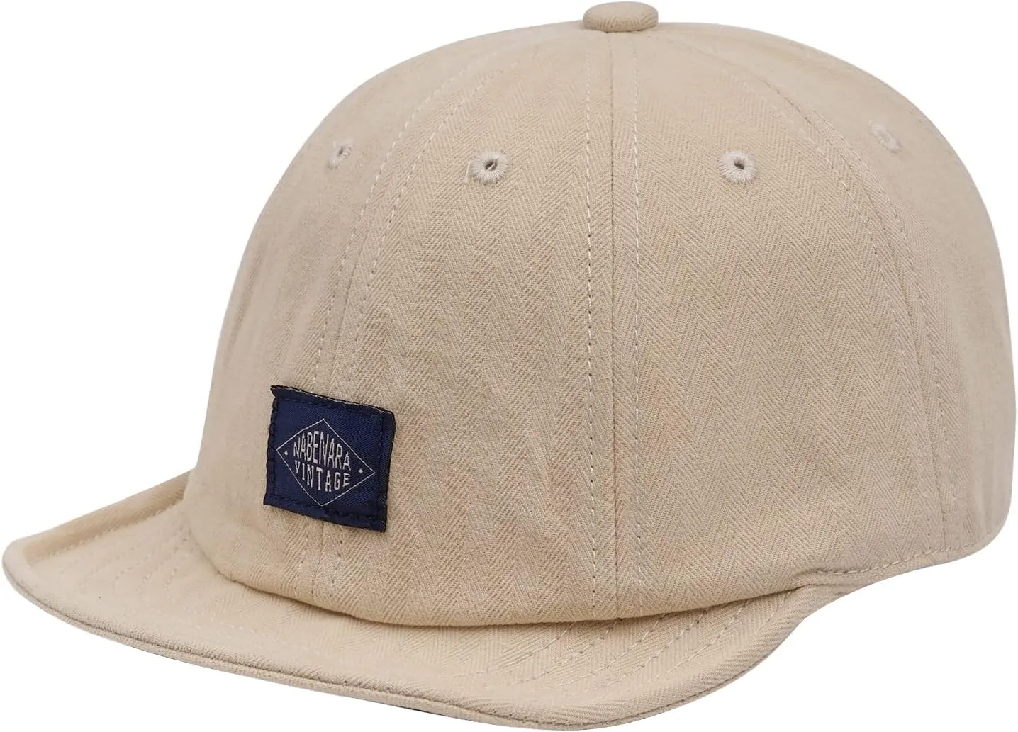 Clakllie Soft Short Brim Hats for Men Low Profile Baseball Cap Casual Trucker Hat Moisture Wicking Outdoor Running Hat