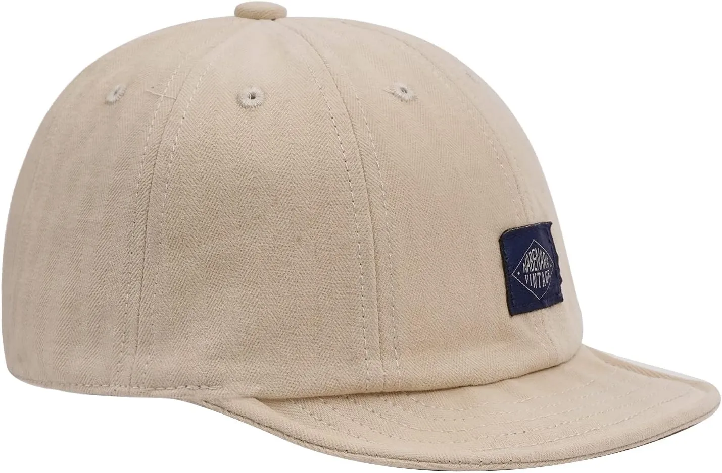 Clakllie Soft Short Brim Hats for Men Low Profile Baseball Cap Casual Trucker Hat Moisture Wicking Outdoor Running Hat