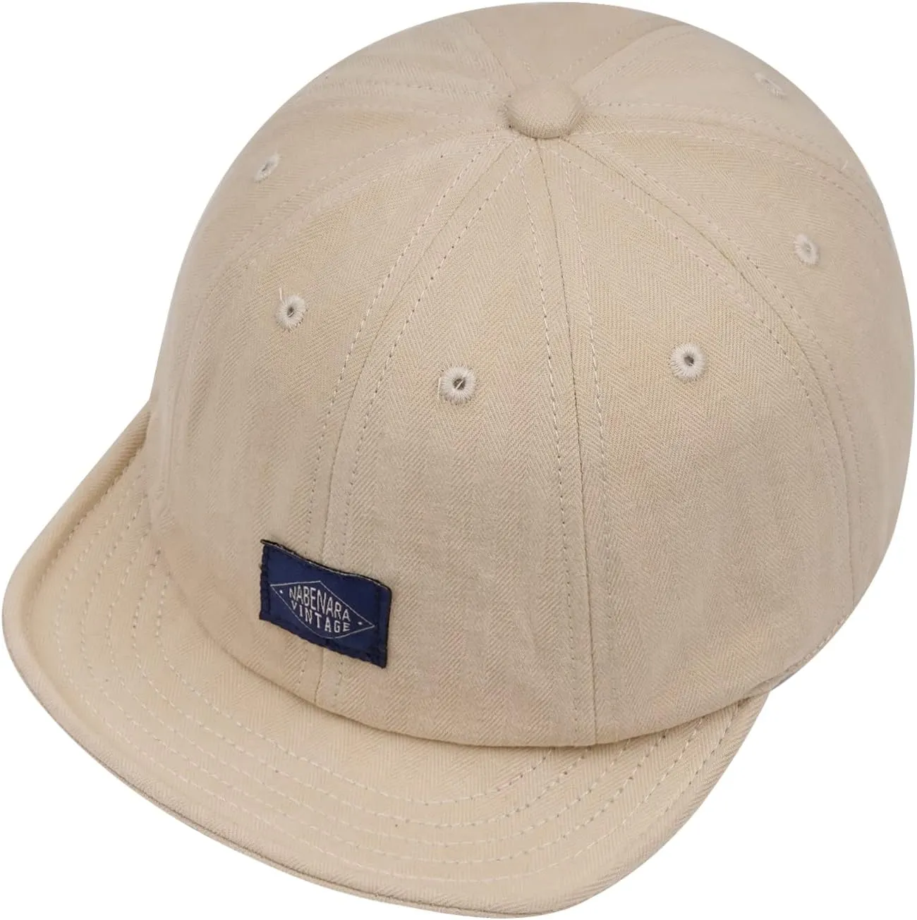 Clakllie Soft Short Brim Hats for Men Low Profile Baseball Cap Casual Trucker Hat Moisture Wicking Outdoor Running Hat