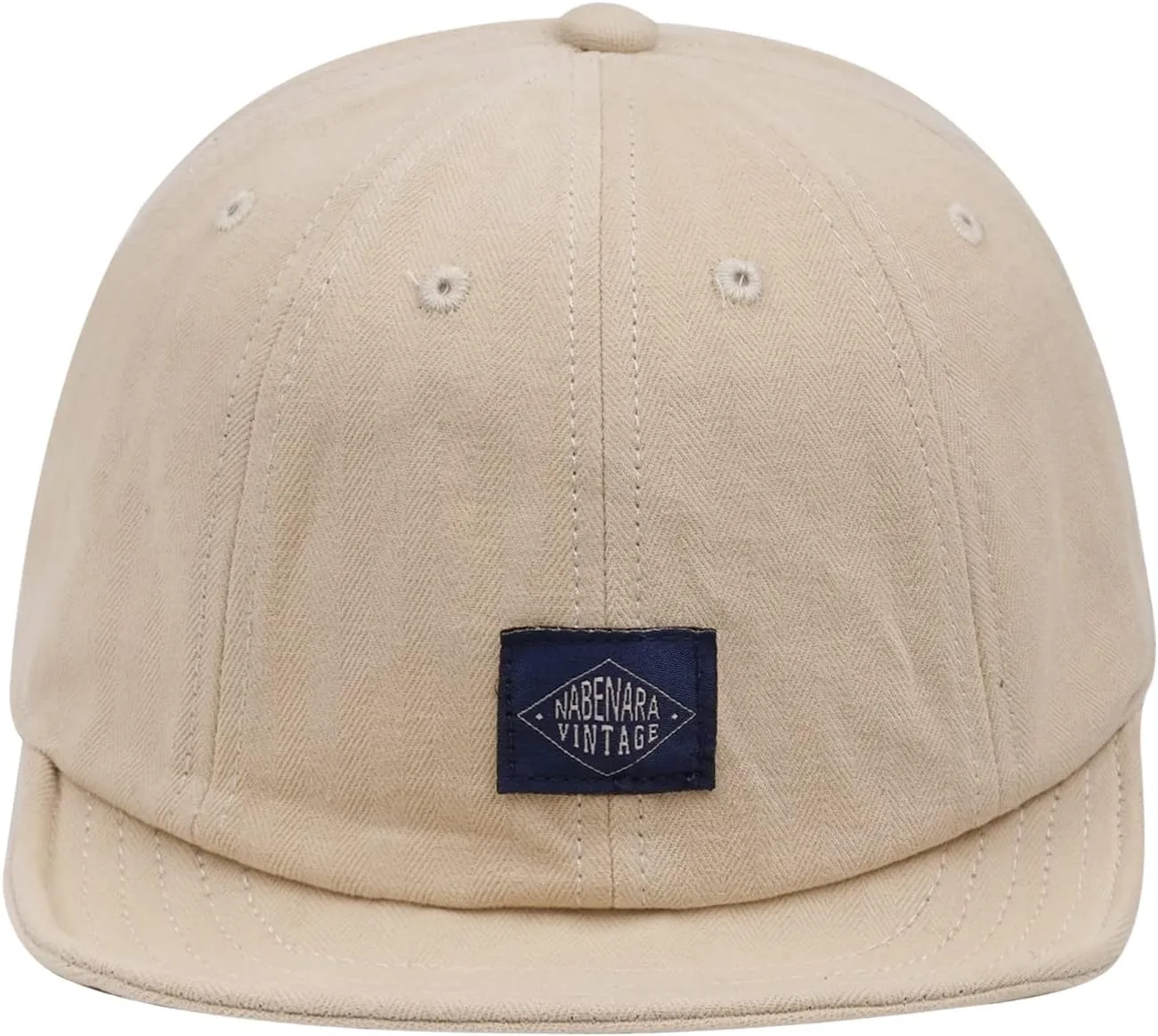 Clakllie Soft Short Brim Hats for Men Low Profile Baseball Cap Casual Trucker Hat Moisture Wicking Outdoor Running Hat