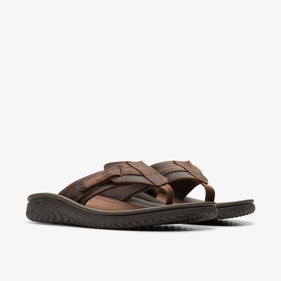Clarks Men's Wesley Sun Beeswax | Black | Tan