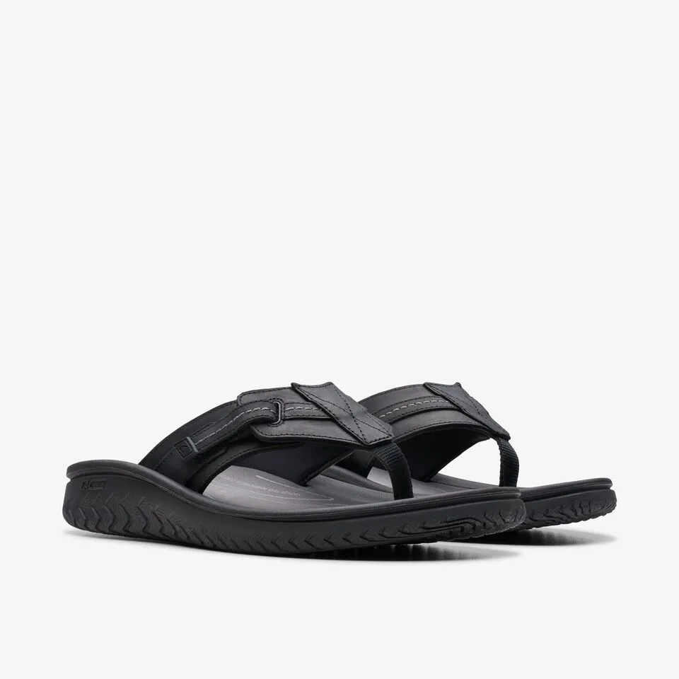 Clarks Men's Wesley Sun Beeswax | Black | Tan
