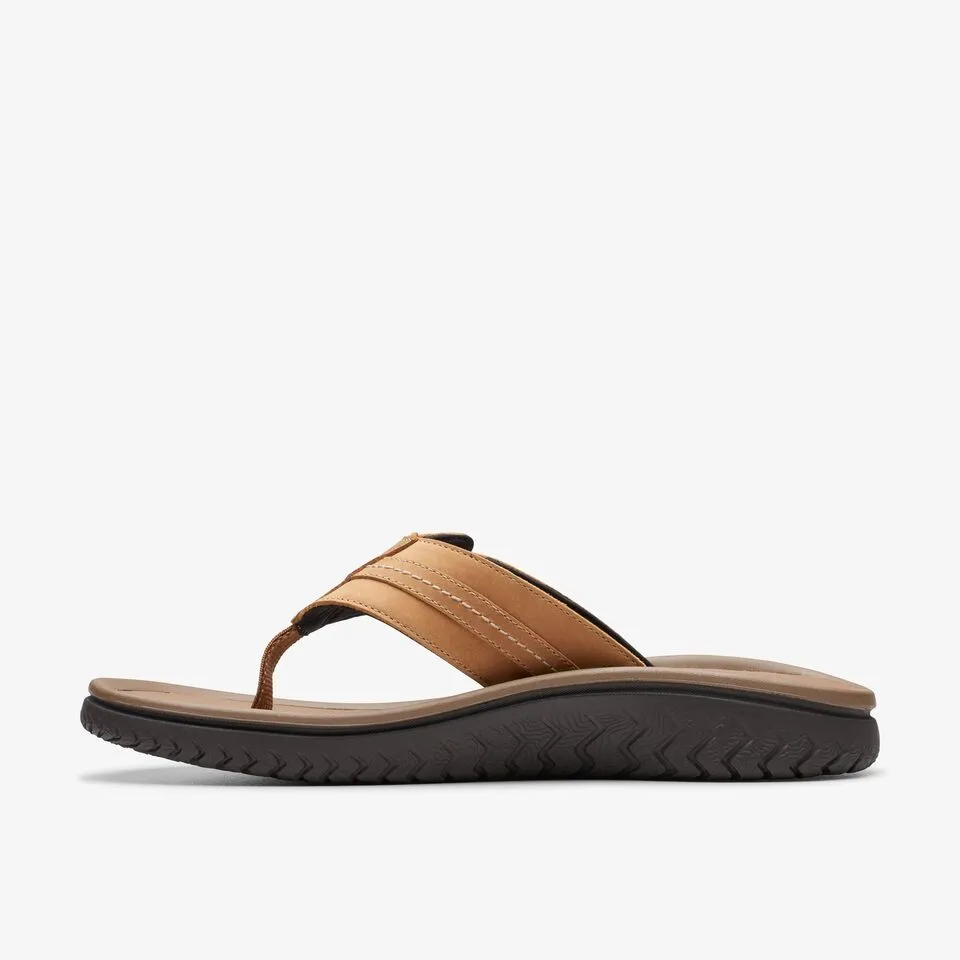 Clarks Men's Wesley Sun Beeswax | Black | Tan